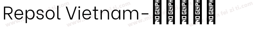 Repsol Vietnam字体转换
